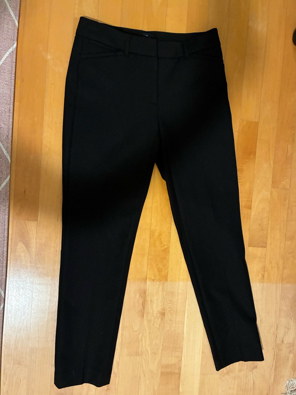 Black slim ankle pants